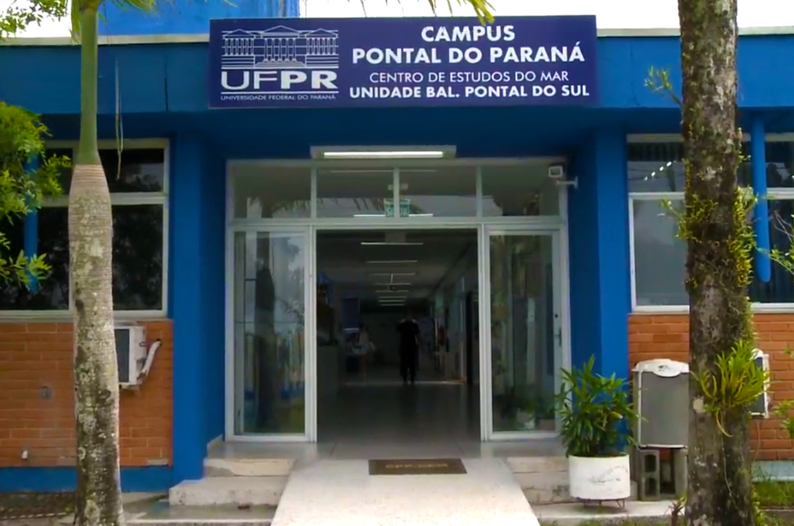 Entrada do campus UFPR Pontal do Paraná